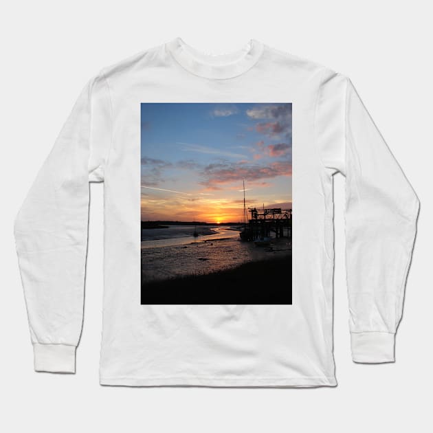 Alresford Creek, Essex Long Sleeve T-Shirt by Chris Petty